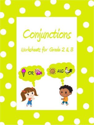 2nd Grade Conjunction Worksheets For Kids