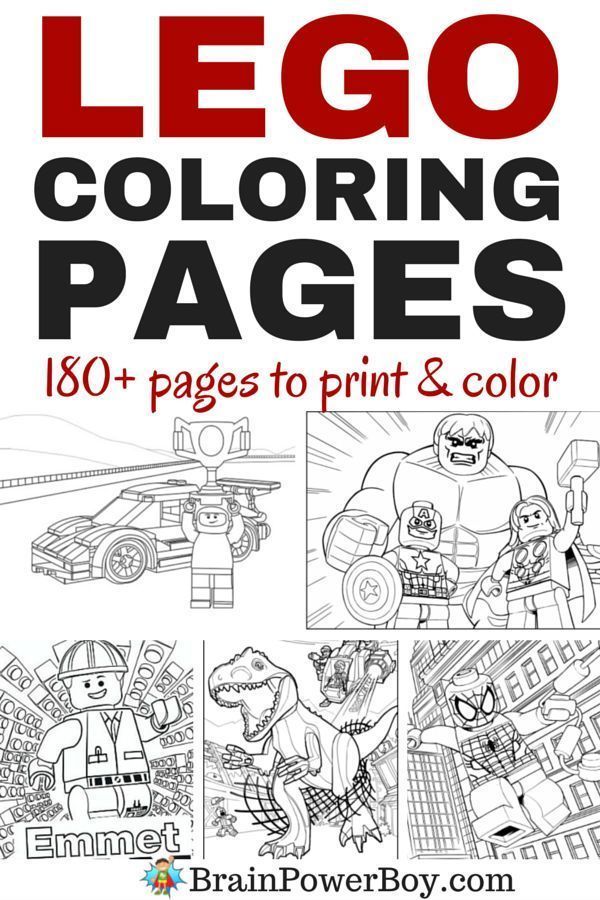 Free Printable Lego Printables Coloring Sheets