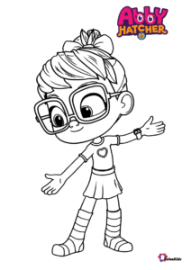 Nick Junior Abby Hatcher Coloring Pages