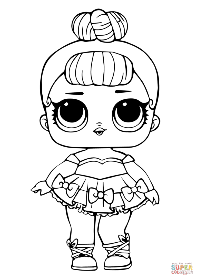 Babydoll Lol Omg Winter Disco Coloring Pages