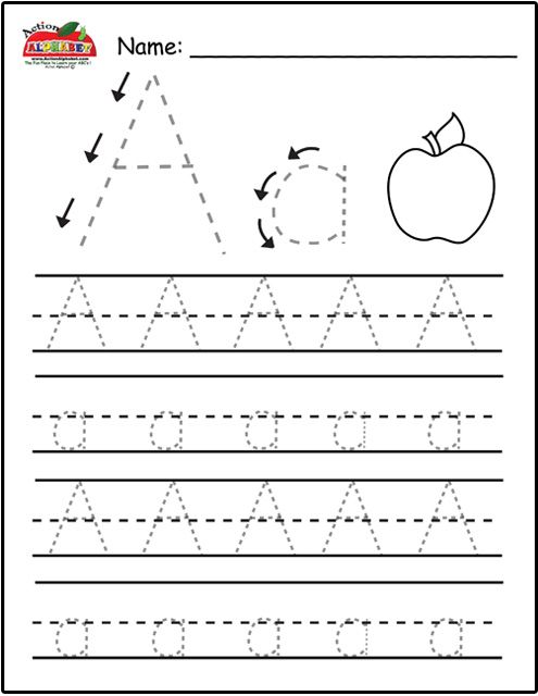 Printable Traceable Letters For Preschoolers