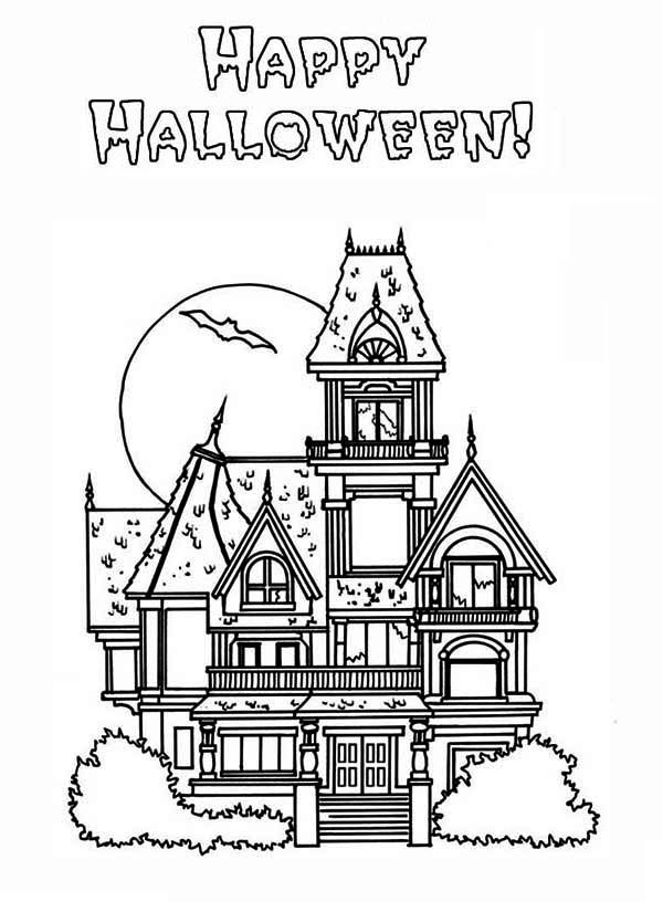 Happy Halloween Coloring Pages Free