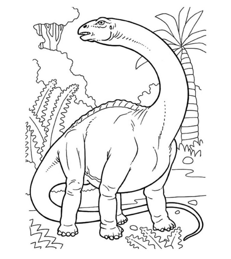 Printable Dinosaur Coloring Pages For Toddlers