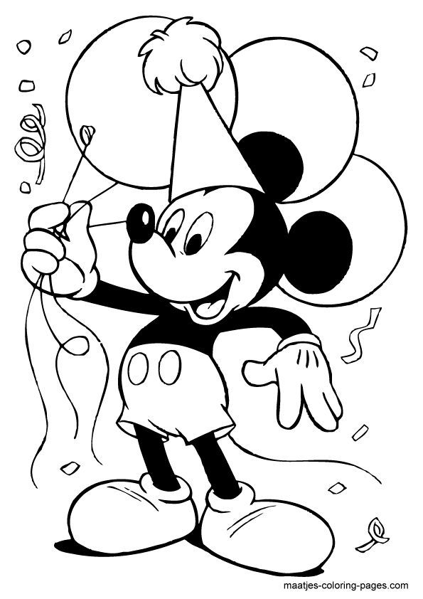Mickey Mouse And Friends Coloring Pages To Print