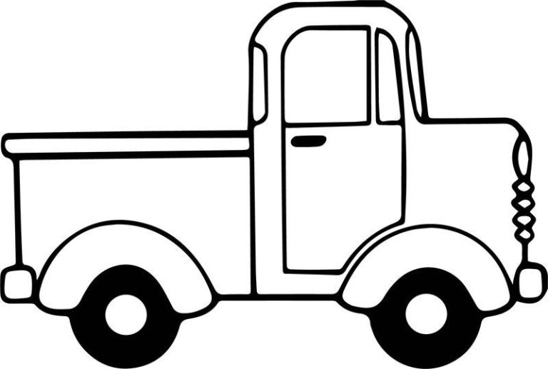 Coloring Sheet Little Blue Truck Coloring Pages