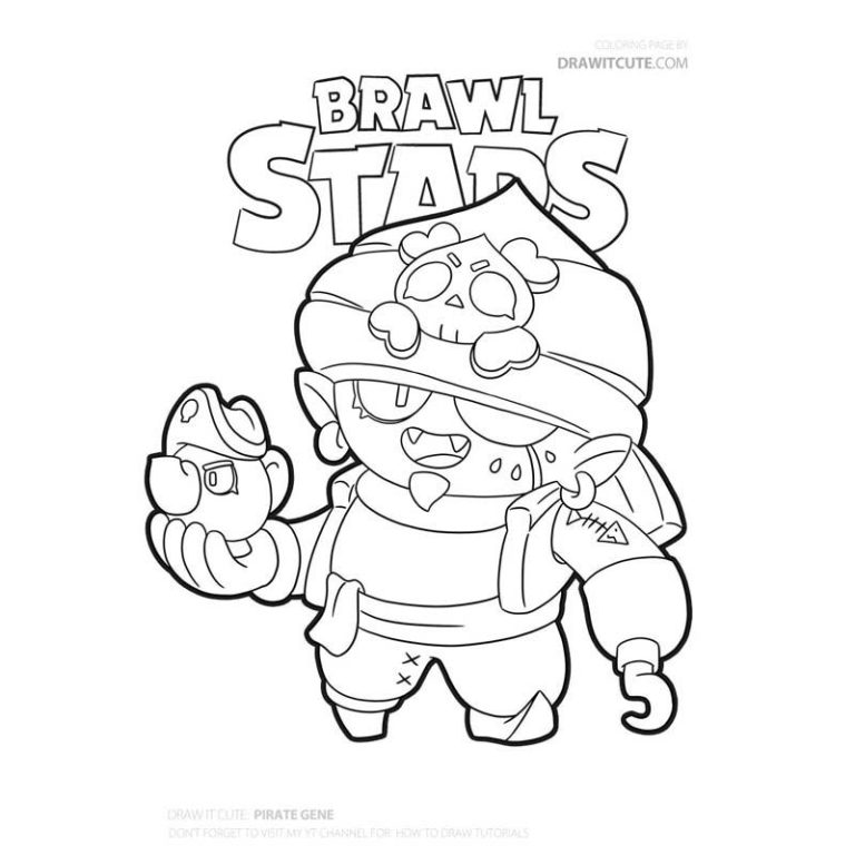 Brawlers Brawl Stars Coloring Pages Max