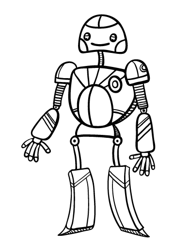 Robot Coloring Pages To Print