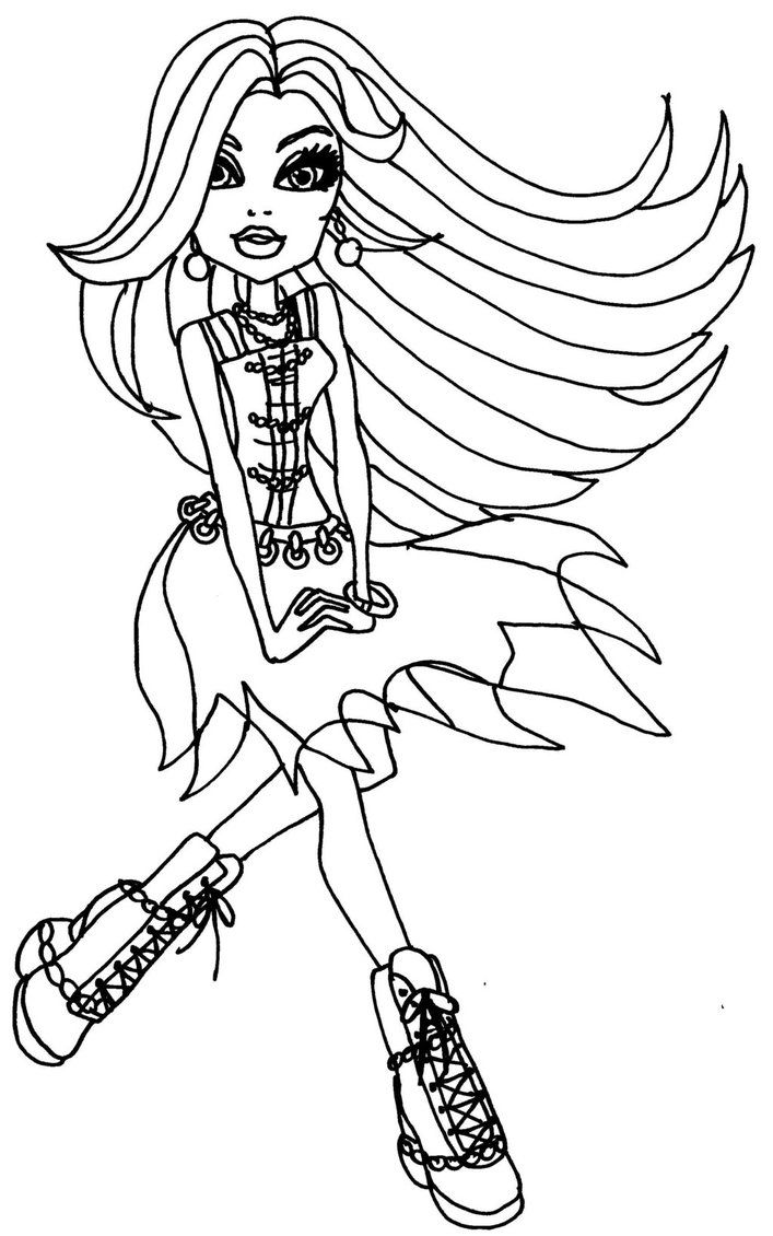 Monster High Coloring Pictures Printable