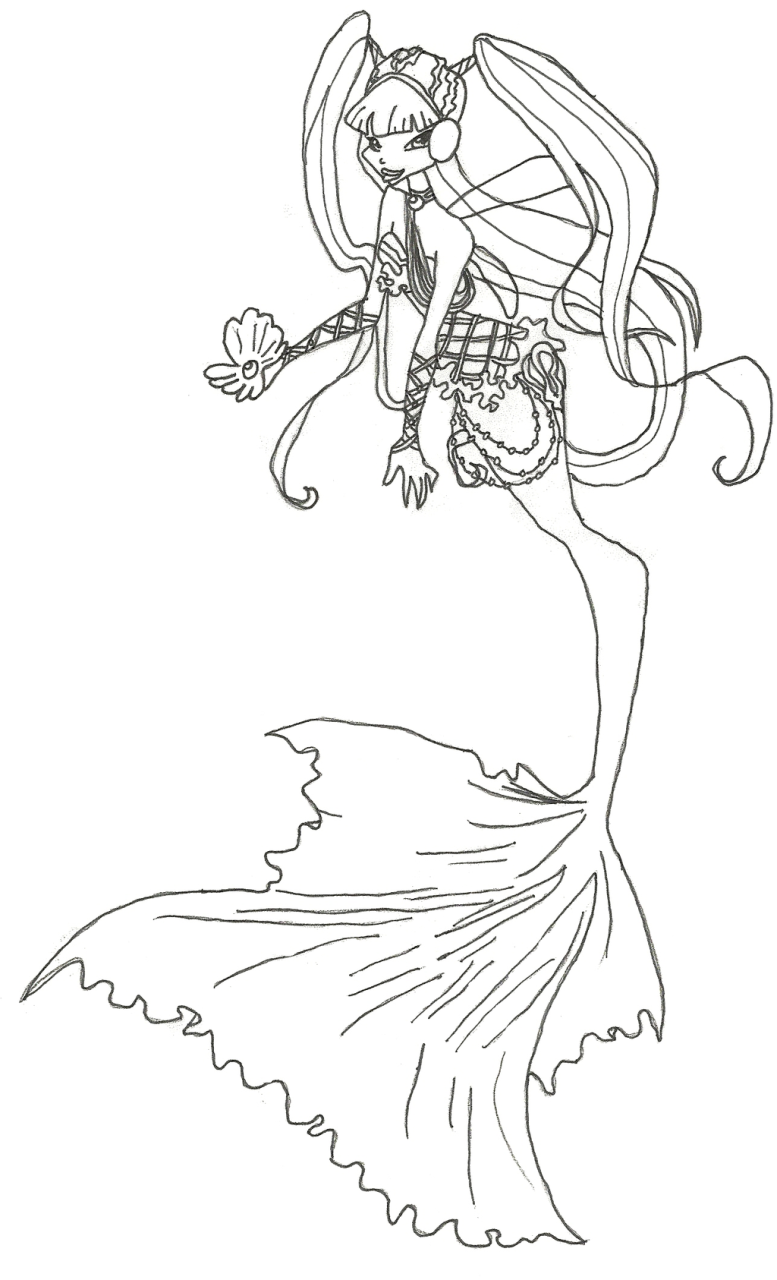 Winx Coloring Pages Musa
