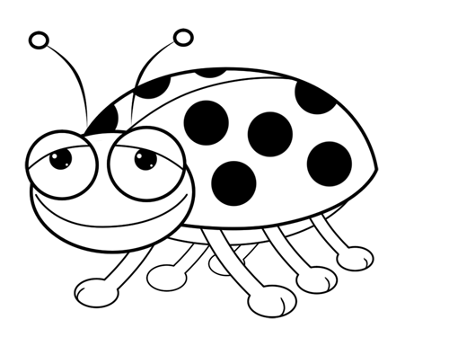 Ladybug Coloring How To Draw Ladybug