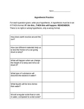Fifth Grade 5th Grade Scientific Method Worksheet
