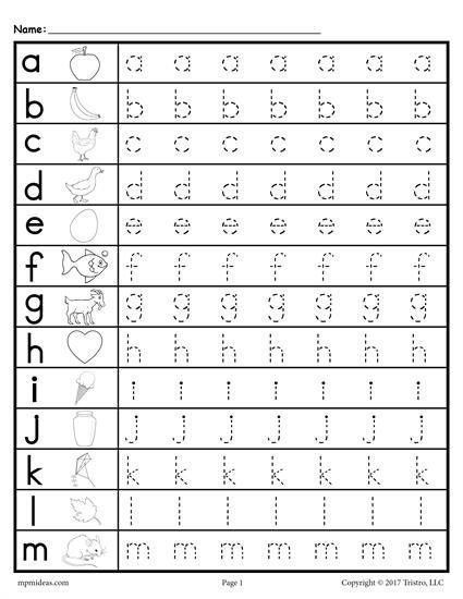 Uppercase Alphabet Tracing Pages