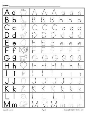 Handwriting Alphabet Worksheets For Grade 1