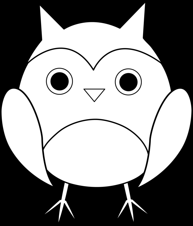 Adorable Owl Girly Cute Owl Coloring Pages