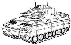 Tank Coloring Pages For Kids