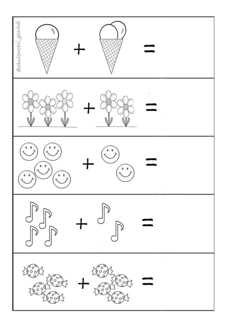 Math Worksheets For Kids Preschool