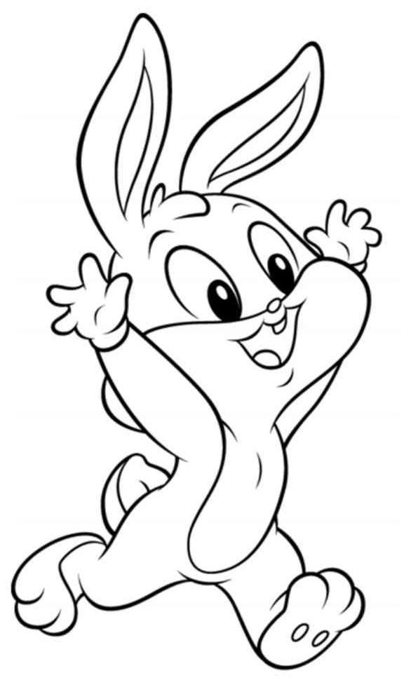 Cute Bugs Bunny Coloring Pages
