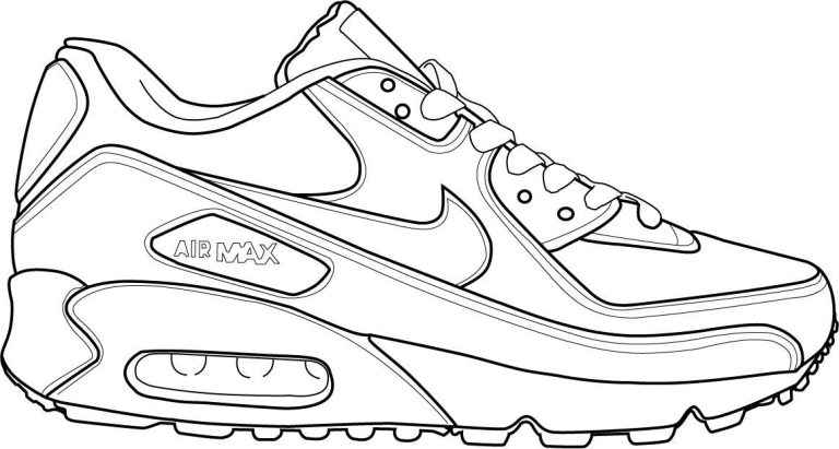 Shoes Coloring Pages Easy
