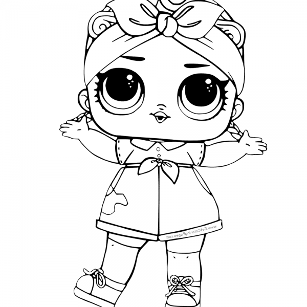 Can Do Baby Lol Doll Coloring Pages