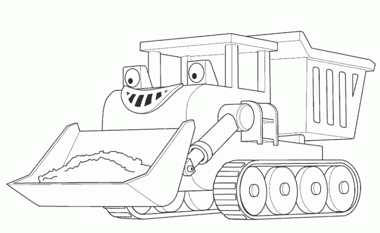 Scoop Bob The Builder Coloring Pages