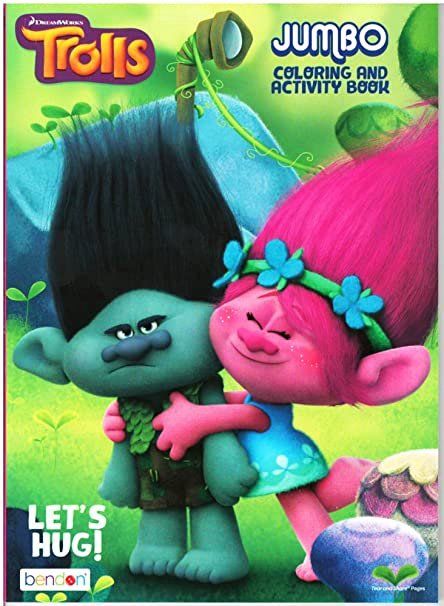 Trolls Jumbo Coloring And Activity Book