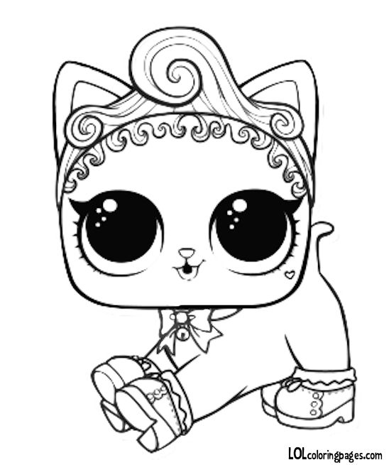 Kitty Cat For Coloring