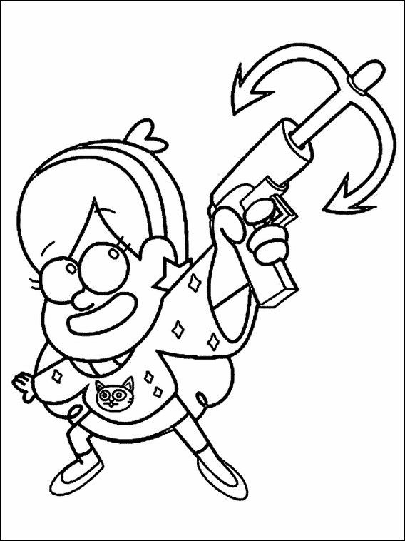Gravity Falls Coloring Pages Dipper