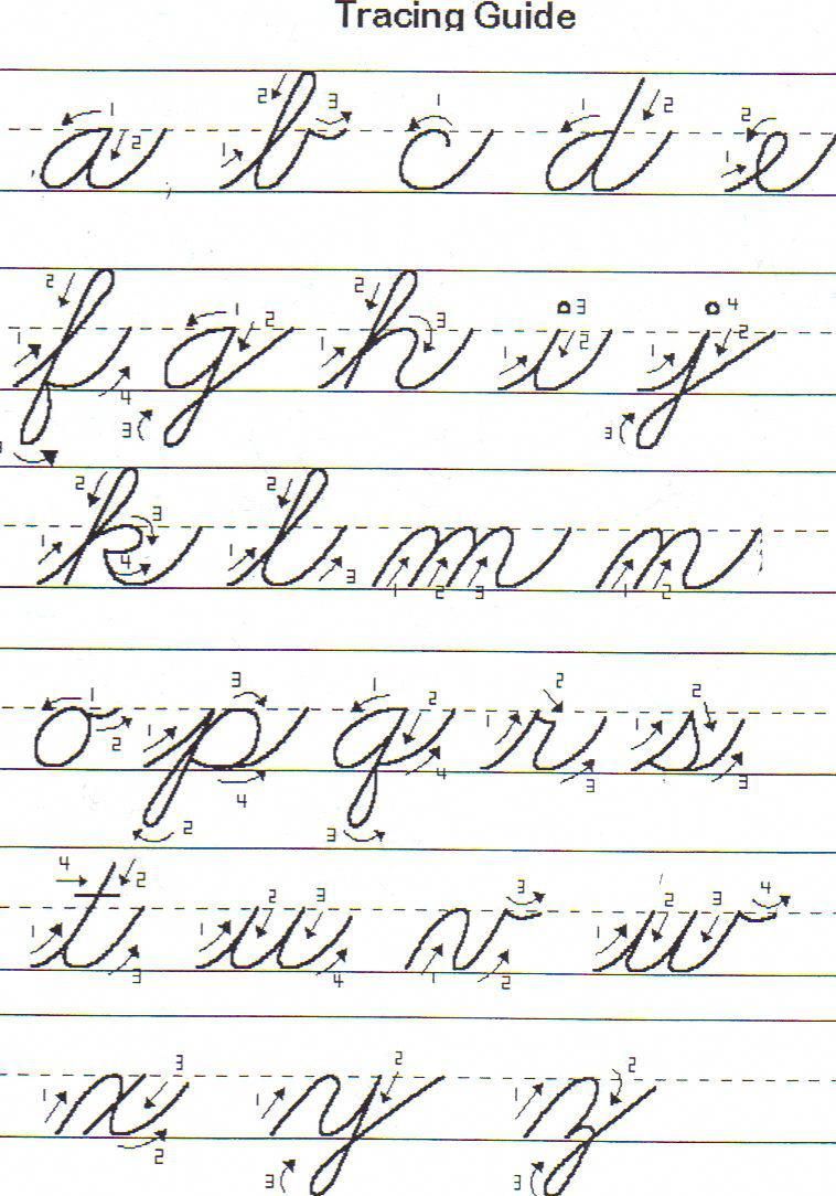 Free Cursive Worksheets For Adults