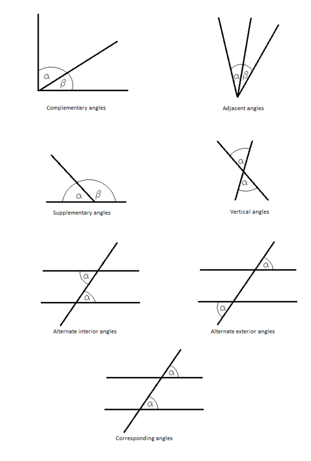 Adjacent And Vertical Angles Worksheet