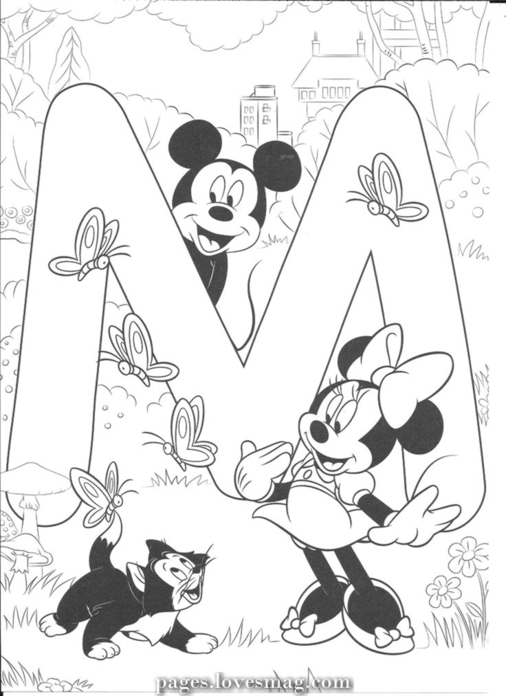 Coloring Sheet Disney Characters Coloring Pages