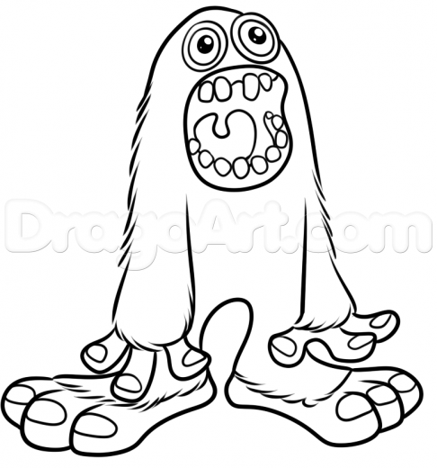 Coloring Book My Singing Monster Coloring Pages