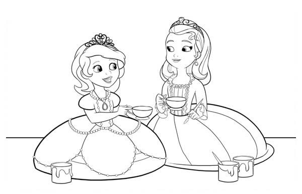 Printable Sofia The First Coloring Pages Pdf