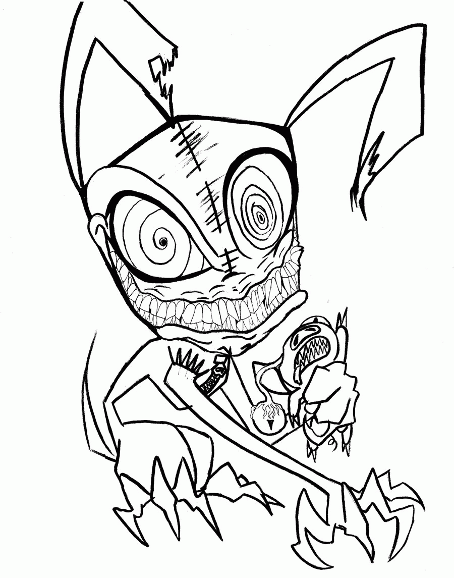 Scary Coloring Pages Scary Halloween Pictures To Draw
