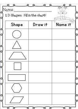 First Grade Shapes Worksheets For Grade 1 Pdf