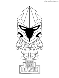 Printable Fortnite Coloring Pages Meowscles