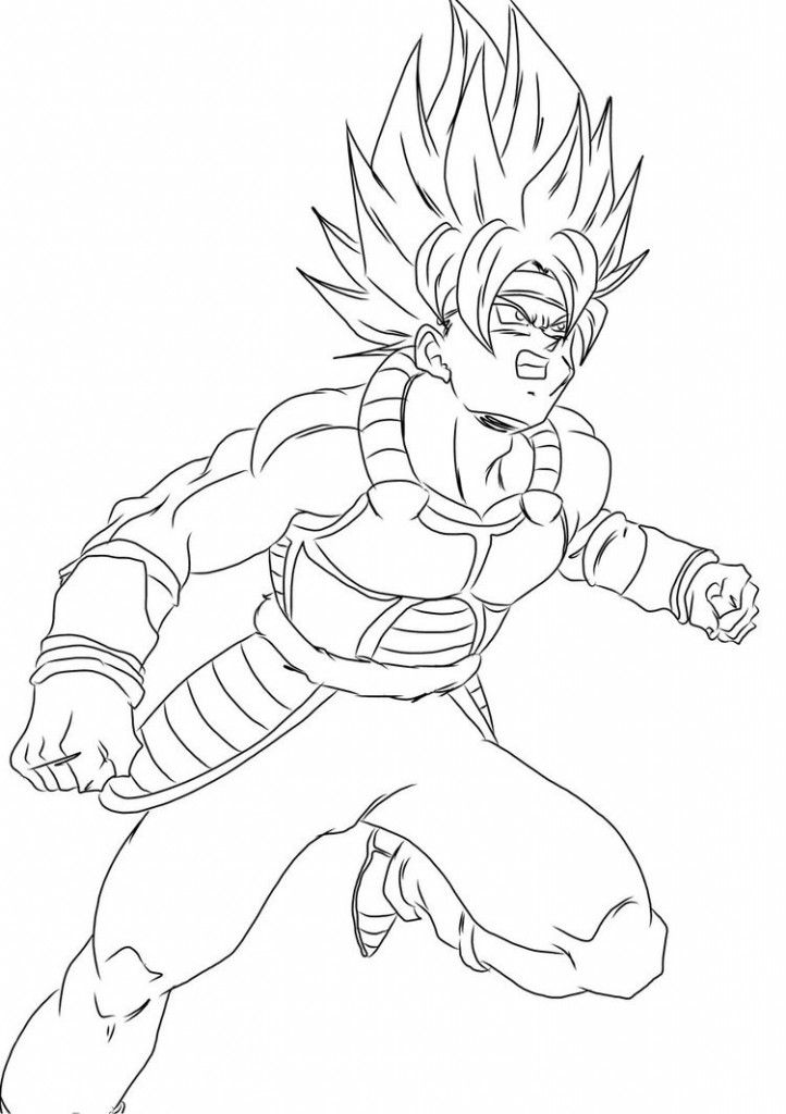 Free Printable Coloring Sheet Dragon Ball Z Coloring Pages