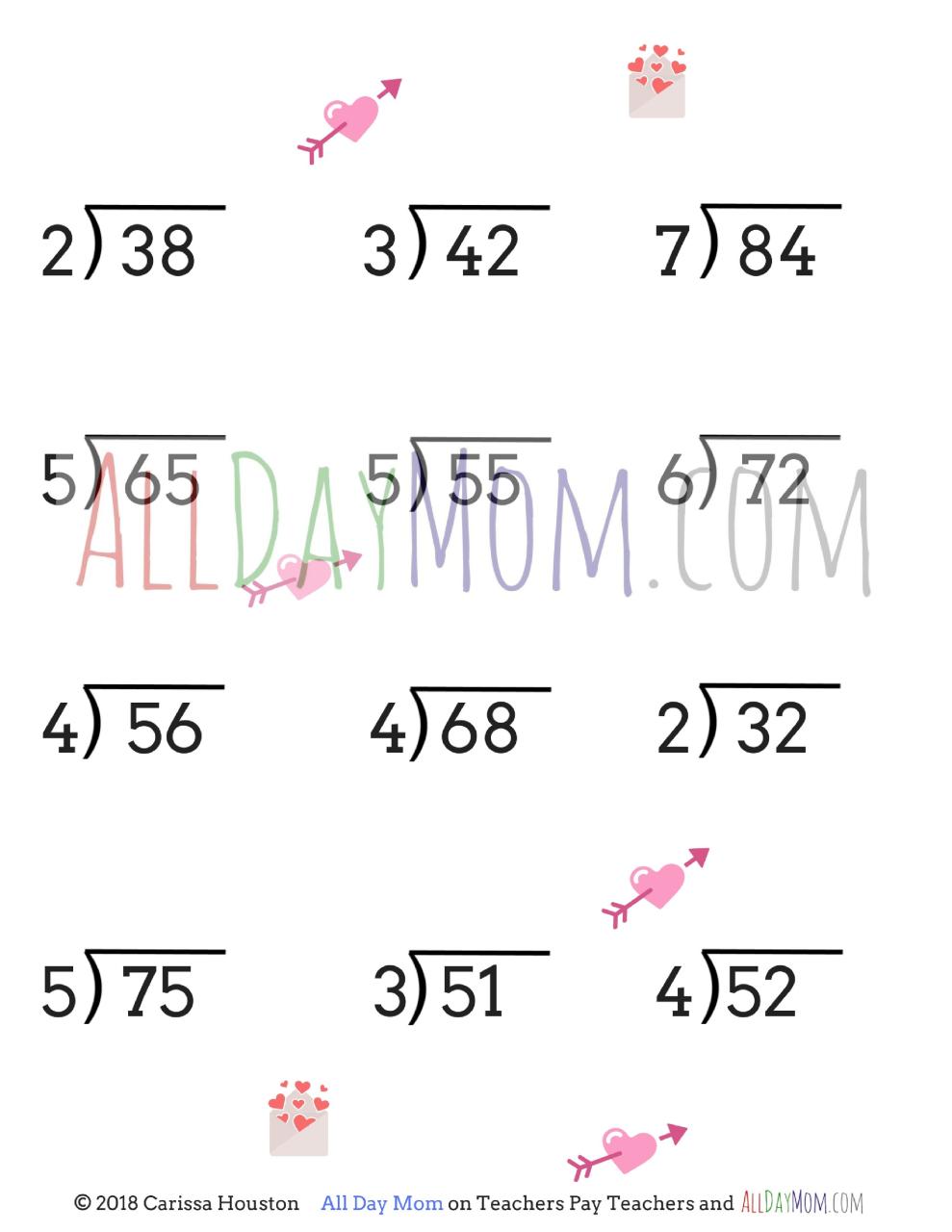 Division Worksheets Grade 3 With Answers