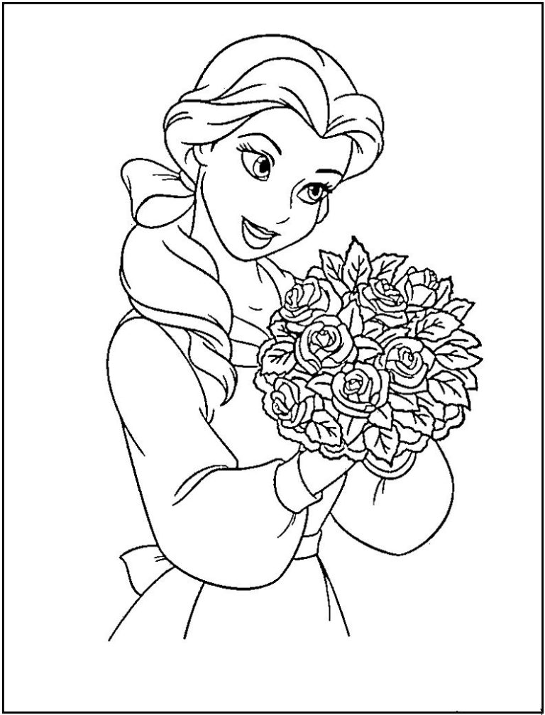 Free Princess Coloring Pages For Kids