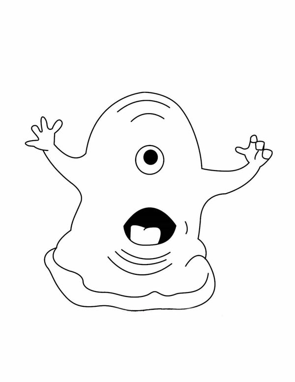 Cute Slime Coloring Pages