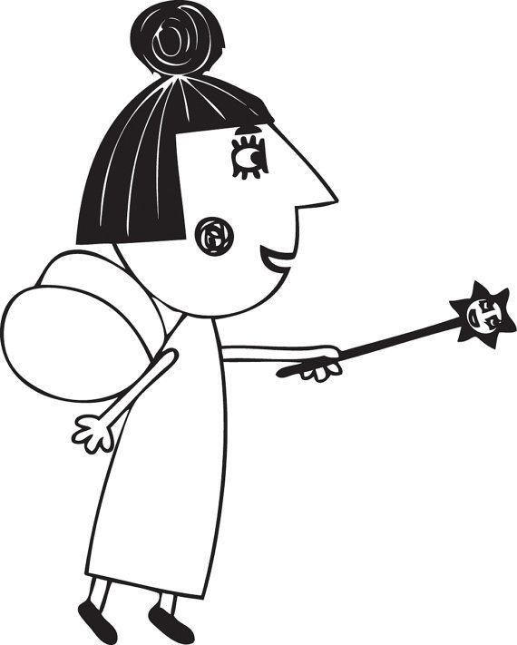Ben And Holly Halloween Colouring Pages
