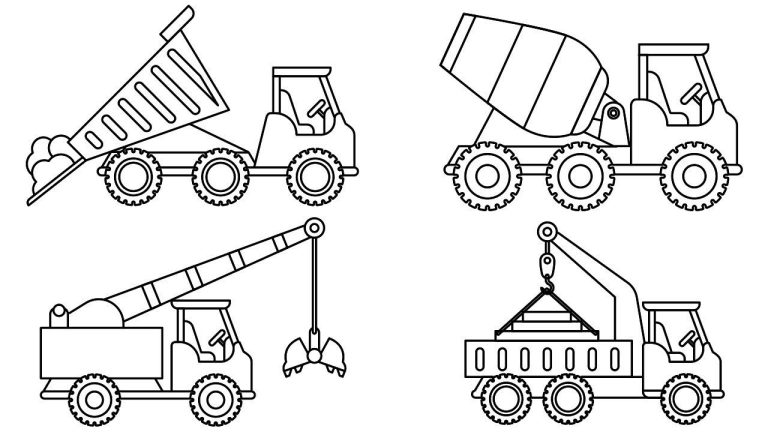 Free Printable Construction Site Coloring Pages
