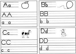 Alphabet Writing Worksheets For 1st Grade