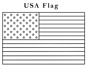Free Printable Coloring Pages American Flag