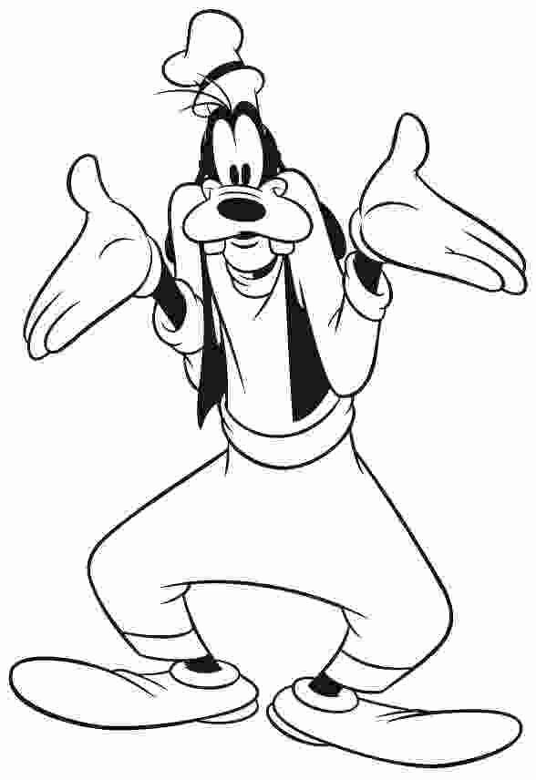 Goofy Coloring Pages Printable