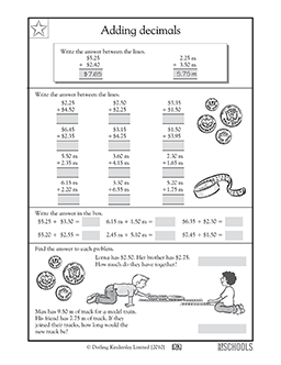 4th Grade Money Worksheets