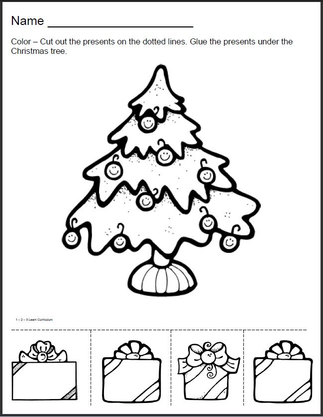 Printable Christmas Worksheets For Kids