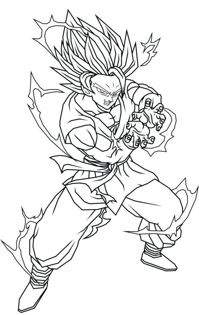 Dragon Ball Super Coloring Pages Ultra Instinct