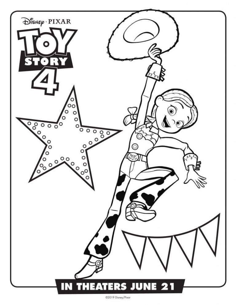 Toy Story Coloring Pages Bo Peep