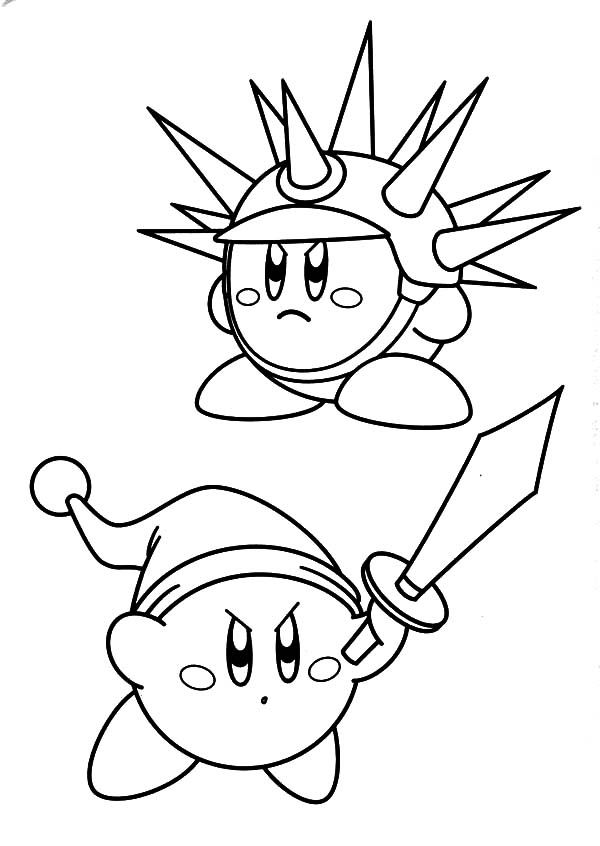 Meta Knight Super Smash Bros Coloring Pages