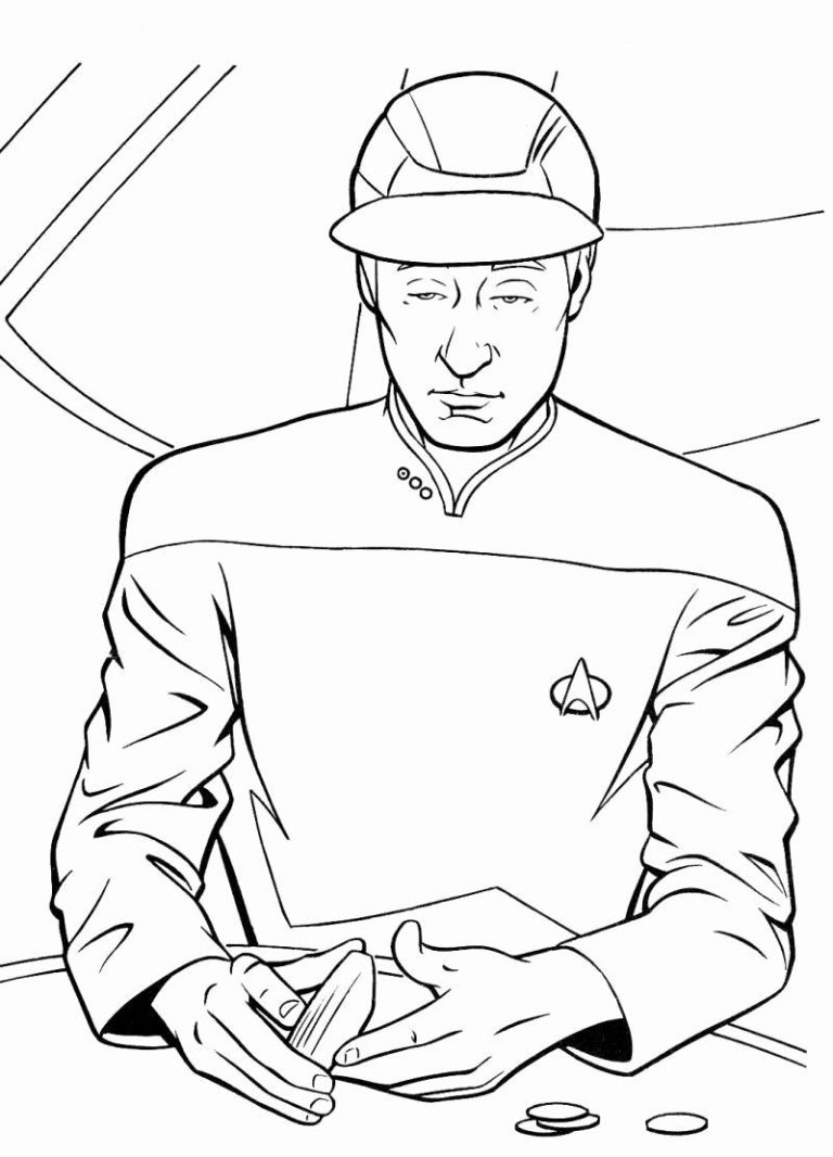Printable Star Trek Colouring Pages